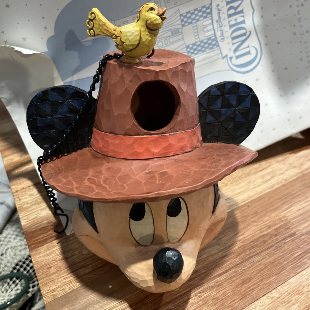 Disney Showcase Jim Shore Mickey Welcome Home Birdhouse Rare